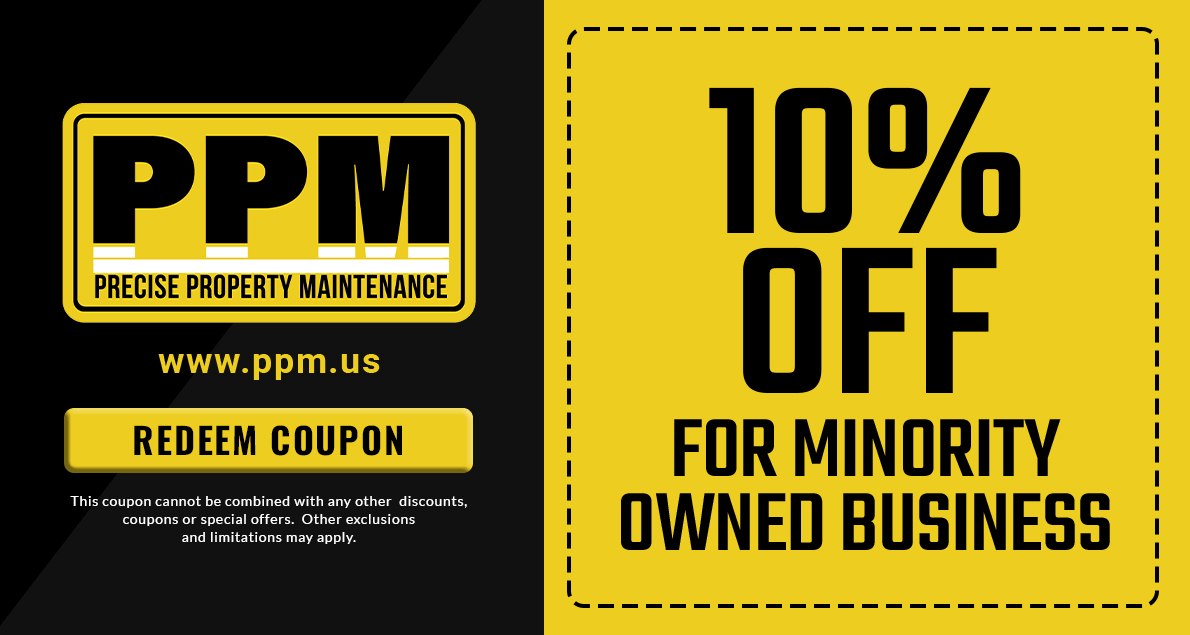 10% off for minority owned business