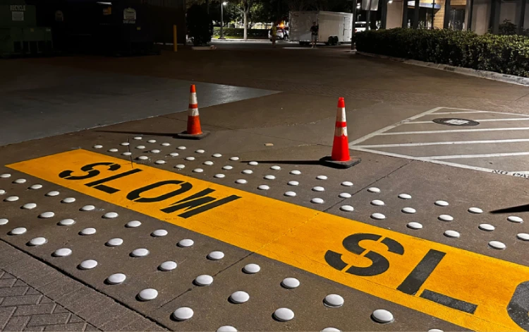 Road safety speed bumps