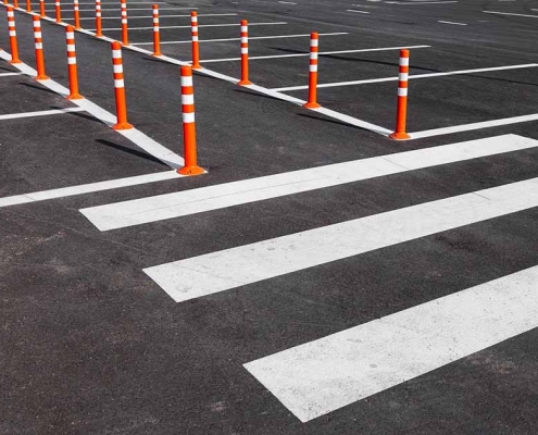 parking lane stripes