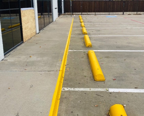 curb stops and reflectors