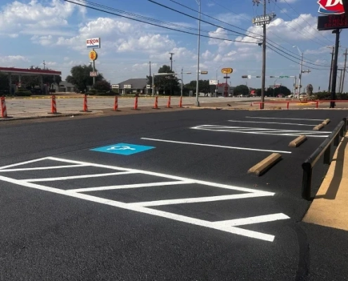 sealcoated asphalt